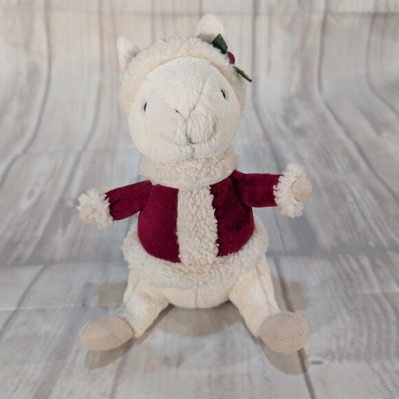 Jellycat Christmas Merry Mouse Soft Toy Stuffed Animal - Picture 4 of 9